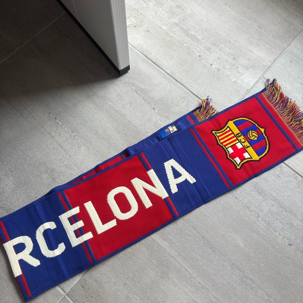 Source Unknown FC Barcelona Blue & Red Soccer Scarf